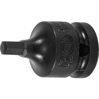Kraft-Bit-Einsatz | Antrieb Innenvierkant 12,5 mm (1/2") | Innensechskant 6 mm
