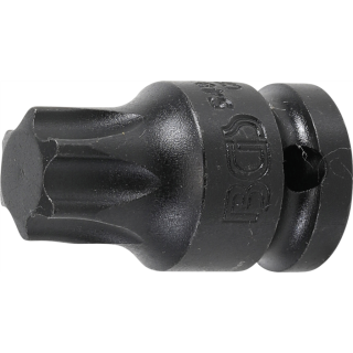 Kraft-Bit-Einsatz | Antrieb Innenvierkant 12,5 mm (1/2") | T-Profil (für Torx) T80