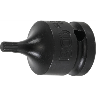 Kraft-Bit-Einsatz | Antrieb Innenvierkant 12,5 mm (1/2") | Innenvielzahn (für XZN) M5