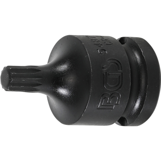 Kraft-Bit-Einsatz | Antrieb Innenvierkant 12,5 mm (1/2") | Innenvielzahn (für XZN) M8