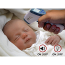 Stirn-Fieber-Thermometer | kontaktlos, Infrarot | für Personen + Objekt-Messung | 0 - 100°