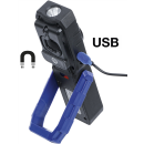 COB-LED-Werkstattleuchte mit Magnet und Haken | klappbar