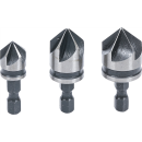Senker-Bit-Satz | HSS | Antrieb 6,3 mm (1/4") | 12 -...