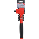 VDE-Umschaltknarre | feinverzahnt |Abtrieb Außenvierkant 10 mm (3/8") | 1000 V