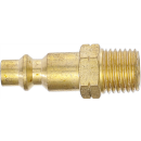 Druckluft-Stecknippel | 6,3 mm (1/4") Außengewinde | USA / Frankreich