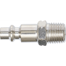 Druckluft-Stecknippel | 6,3 mm (1/4") Außengewinde | USA / Frankreich