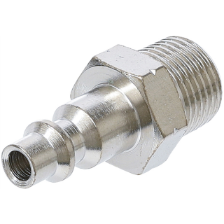 Druckluft-Stecknippel | 10 mm (3/8") Außengewinde | für USA / Frankreich