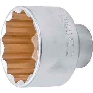 Steckschlüssel-Einsatz Zwölfkant | Antrieb Innenvierkant 20 mm (3/4") | SW 65 mm