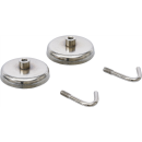 Magnet-Haken | rund | Ø 34 mm | 2-tlg. | 3,5 kg