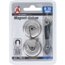 Magnet-Haken | rund | Ø 34 mm | 2-tlg. | 3,5 kg