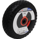 Rad für Sackkarren/Bollerwagen | PU, rot/schwarz |...