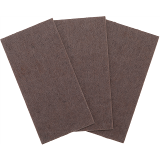 Filzgleiter | Platten | braun | 100 x 200 mm | 3-tlg.