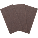 Filzgleiter | Platten | braun | 100 x 200 mm | 3-tlg.
