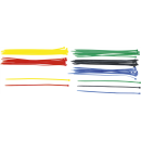 Kabelbinder-Sortiment | farbig | 4,8 x 300 mm | 50-tlg.