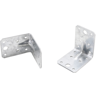 Winkelverbinder | mit Sicke | 70 x 70 x 55 x 2,5 mm | Spar-Pack | 25 Stück