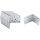 Winkelverbinder | mit Sicke | 70 x 70 x 55 x 2,5 mm | Spar-Pack | 25 Stück