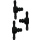 Kunststoff-Verbinder-Satz | T-Form | 20-tlg.