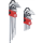 Winkelschlüssel-Satz | lang | T-Profil (für Torx) T10 - T50 / Innensechskant 1,5 - 10 mm | 18-tlg.