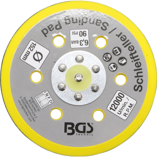 Klett-Teller für Art. 3290, 8688 | Ø 152 mm
