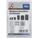 Madenschrauben-Sortiment | 91-tlg.