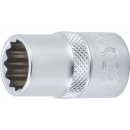 Steckschlüssel-Einsatz-Satz, Zwölfkant | Antrieb Innenvierkant 12,5 mm (1/2") | Zollgrößen | 10-tlg.