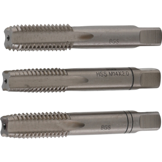 Gewindebohrer-Satz | Vor-, Mittel- und Fertigschneider | HSS-G | M14 x 2,0 | 3-tlg.