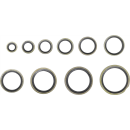 Dichtring-Sortiment | Metall | mit Gummi-Dichtwulst |...