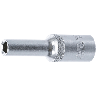 Steckschlüssel-Einsatz Sechskant, tief | Antrieb Innenvierkant 12,5 mm (1/2") | SW 8 mm