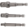 Adapter-Satz für Bohrmaschinen | Außensechskant Antrieb 6,3 mm (1/4") | Abtrieb Außensechskant 6,3 mm (1/4"), 10 mm (3/8"), 12,5 mm (1/2") | 3-tlg.