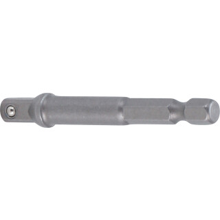 Adapter für Bohrmaschinen | Antrieb Außensechskant 6,3 mm (1/4") / Abtrieb Außenvierkant 6,3 mm (1/4")