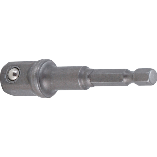 Adapter für Bohrmaschinen | Antrieb Außensechskant 6,3 mm (1/4") / Abtrieb Außenvierkant 12,5 mm (1/2")