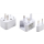 Reisestecker / Steckdosenadapter | 3-tlg.