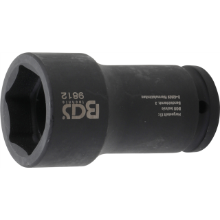Kraft-Steckschlüssel-Einsatz Sechskant, tief | Antrieb Innenvierkant 20 mm (3/4") | SW 38 mm | für FUSO / Mitsubishi