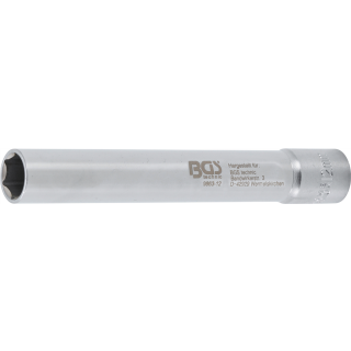 Steckschlüssel-Einsatz Sechskant, extra tief | Antrieb Innenvierkant 10 mm (3/8") | 12 mm