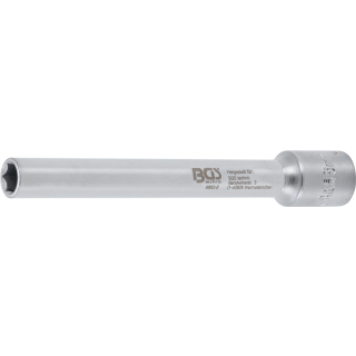 Steckschlüssel-Einsatz Sechskant, extra tief | Antrieb Innenvierkant 10 mm (3/8") | 8 mm