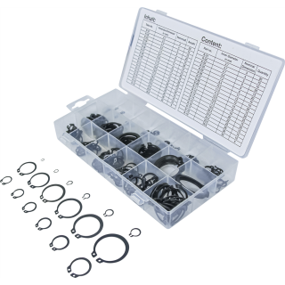 Außen-Seegerring-Sortiment (Sprengringe) | Ø 3 - 32 mm | 300-tlg.