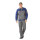 Planam Highline Bundjacke | Farbe zink/kornblau/rot