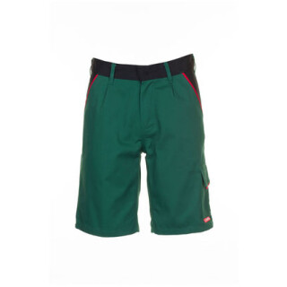 Planam Highline Shorts | Farbe grün/schwarz/rot