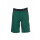 Planam Highline Shorts | Farbe grün/schwarz/rot