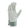 teXXor® Rindvollleder-Handschuh MONTBLANC I Leder natur, grün/roter Drell Länge ca. 27cm Kategorie 2, EN 388-2121X geüfttert, Doppelnähte gummierte Stulpe ausgesuchte Lederqualität