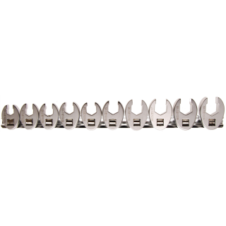 Hahnenfußschlüssel-Satz | Antrieb Innenvierkant 10 mm (3/8") | SW 10 - 19 mm | 10-tlg.