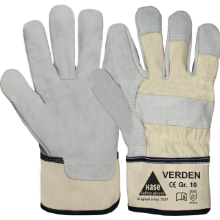 Hase VERDEN, Arbeitshandschuh aus Spaltleder