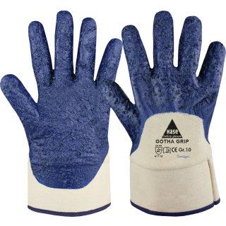 Hase GOTHA GRIP, Nitril-Arbeitshandschuh aus Baumwolle/Nitril