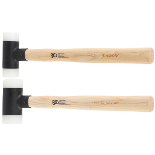 Schonhammer-Satz | Hickory-Stiel | rückschlagfrei | Ø 30 / 45 mm | 300 / 550 g | 2-tlg.