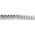 Steckschlüssel-Einsatz-Satz Gear Lock | Antrieb Innenvierkant 6,3 mm (1/4") | 13-tlg.