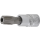Bit-Einsatz | Antrieb Innenvierkant 6,3 mm (1/4") | T-Profil (für Torx) mit Bohrung T50