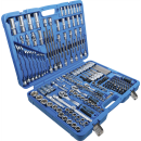 Steckschlüssel-Satz Sechskant | Antrieb 6,3 mm (1/4") / 10 mm (3/8") / 12,5 mm (1/2") | 214-tlg.