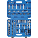 Steckschlüssel-Satz Wellenprofil | Antrieb 6,3 mm (1/4") / 12,5 mm (1/2") | 95-tlg.