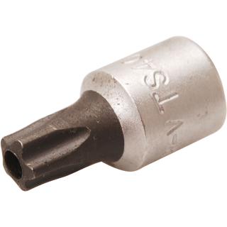 Bit-Einsatz | Antrieb Innenvierkant 6,3 mm (1/4") | TS-Profil (für Torx Plus) mit Bohrung TS40