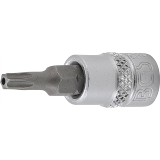 Bit-Einsatz | Antrieb Innenvierkant 6,3 mm (1/4") | T-Profil (für Torx) mit Bohrung T20